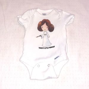 Princess Leia NB Onesie